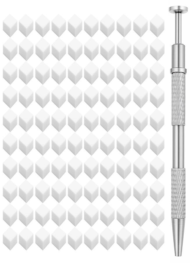 HomTop 150PCS Nail Sponges for Ombre Nail Art with 1 Grab Pen – Gradient Nail Art Tool Set with Storage Case – DIY Nail Design Accessories for Salon & Home Use - Image 1